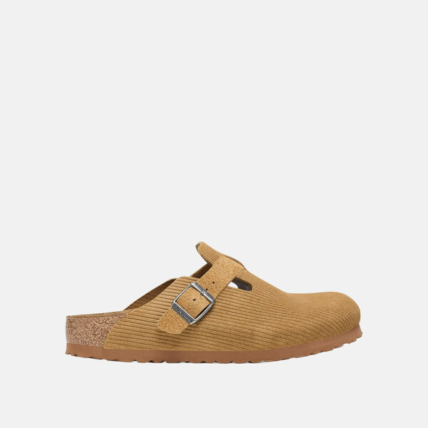 Birkenstock Hnedé Regular šľapky Boston Corduroy 65279090
