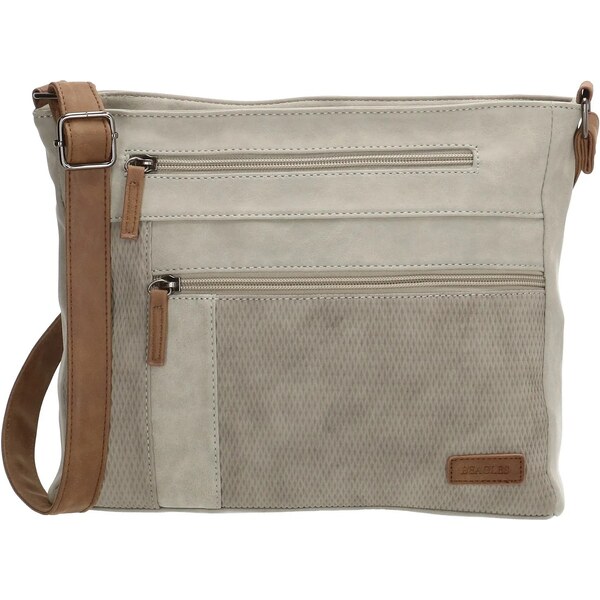 Beagles Sivá dvojfarebná crossbody kabelka na rameno Melissa“ 63425444