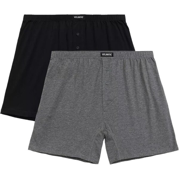 Atlantic Pánske trenírky 2 pack 003 mix 63425830