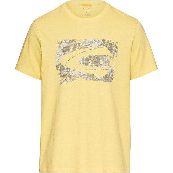 CAMEL ACTIVE Tričko citrónová / farby bahna / sivobéžová 63427797