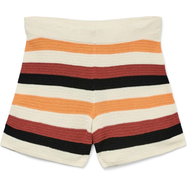 VERO MODA Nohavice VMARUBA svetlobéžová / oranžová / burgundská / 65875412