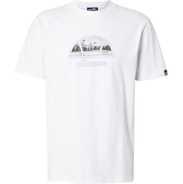 ELLESSE Tričko COURTSICA pastelovo modrá / zelená / čierna / biela 63427705