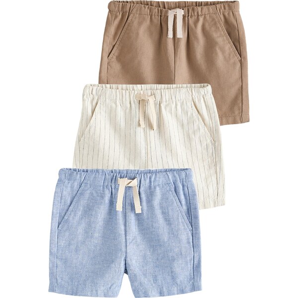 Next Nohavice béžová / modrá denim / hnedá 64403786