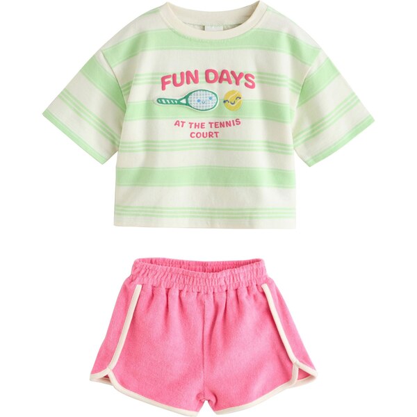 Next Set zelená / ružová / šedobiela 64528570