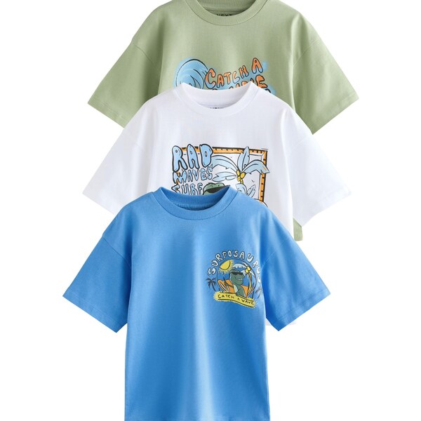 Next Tričko zmiešané farby 64488188