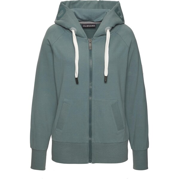 Elbsand Tepláková bunda nebielená / zelená 63434291