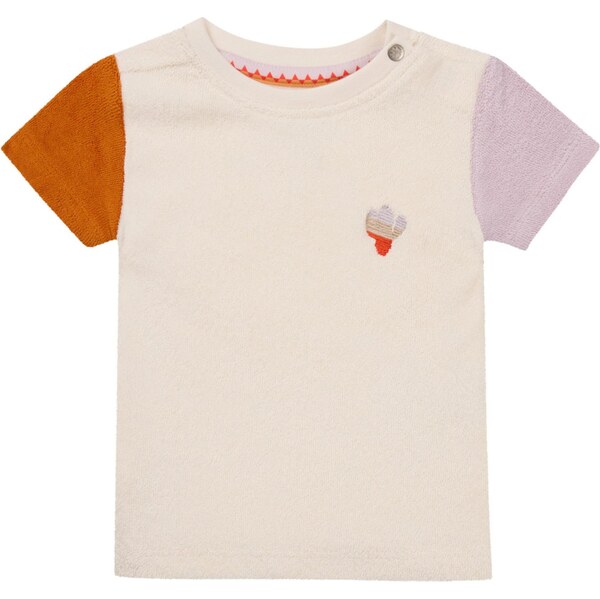 Noppies Tričko tmavobéžová / koňaková / levanduľová / biela ako vlna 66007753