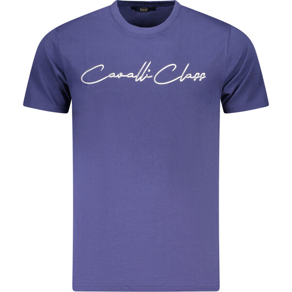 Cavalli Class pánske tričko s krátkym rukávom modré 64711444