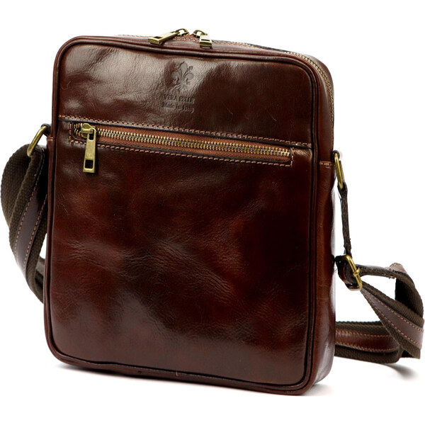 Pánska kožená taška Florence hnedá KZ57522 63428998