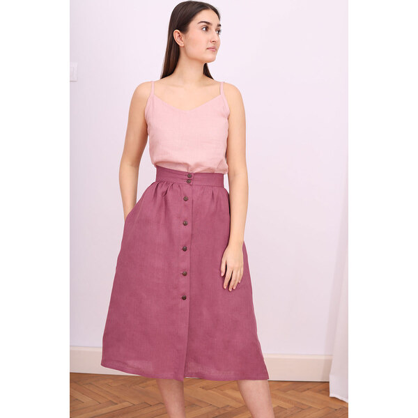 Česká autorská 100% konopná sukňa Lotika Excellent quality 63430047