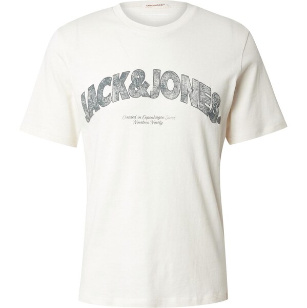 JACK & JONES Tričko Almeria dymovo modrá / zafírová / šedobiela 63430569