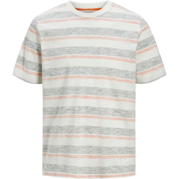 JACK & JONES Tričko JJBIRK zelená / oranžová / biela 63430637