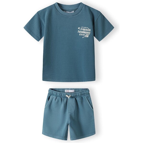 MINOTI Set tmavozelená / biela 65878091