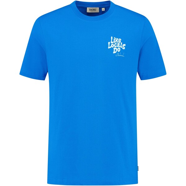Shiwi Tričko Liam Like Locals Do azúrová / biela 63430658