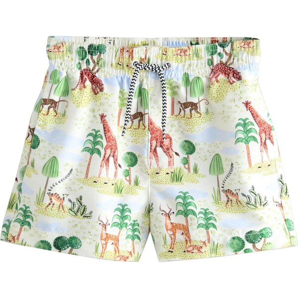 Next Plavecké šortky Cath Kidston karamelová / gaštanová / zelená / 64465308