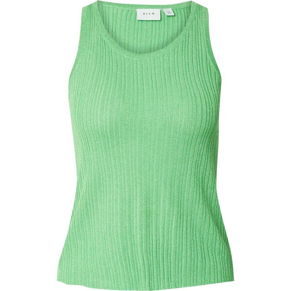 VILA Vyšívaný top limetová 63430587
