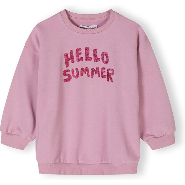 MINOTI Mikina svetlofialová / tmavoružová 63694643