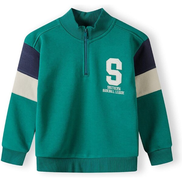 MINOTI Mikina námornícka modrá / tmavozelená / biela 65651488