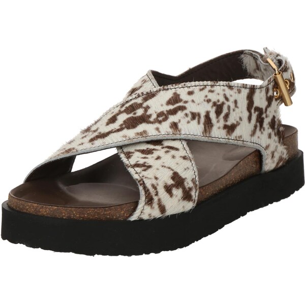 & Other Stories Sandále hnedá / biela 63430902