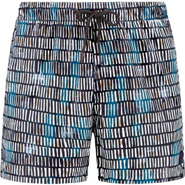 Shiwi Plavecké šortky Nate modrá / hnedá / baklažánová / biela 63430936