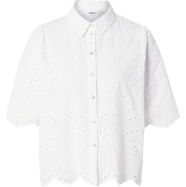 ONLY Blúzka ONLVALAIS biela 64570729