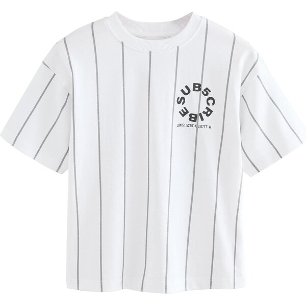 Next Tričko čierna / biela 64488189