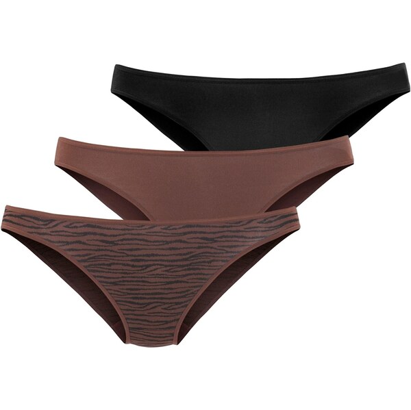 LASCANA Nohavičky čokoládová / čierna 65645476