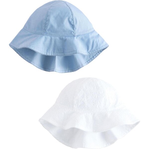 Next Klobúk modrosivá / biela 65875545