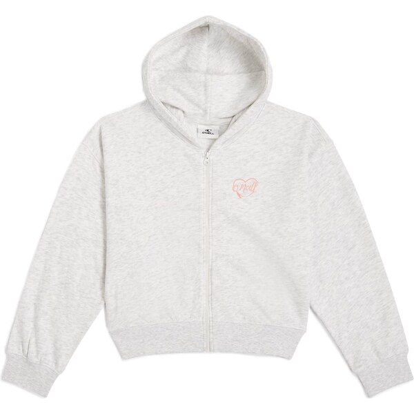 ONEILL Tepláková bunda ružová / biela 63466563