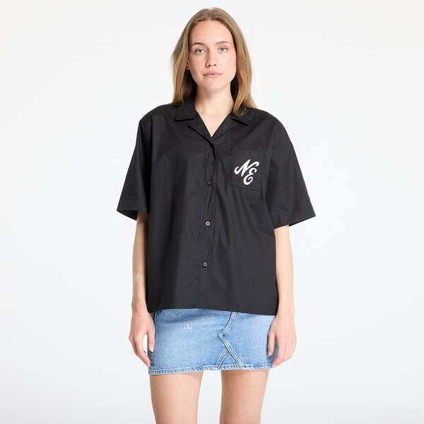 Košeľa New Era Revere Shirt Black M 63433836