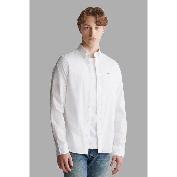 KOŠEĽA GANT SLIM POPLIN SHIRT WHITE 49041233