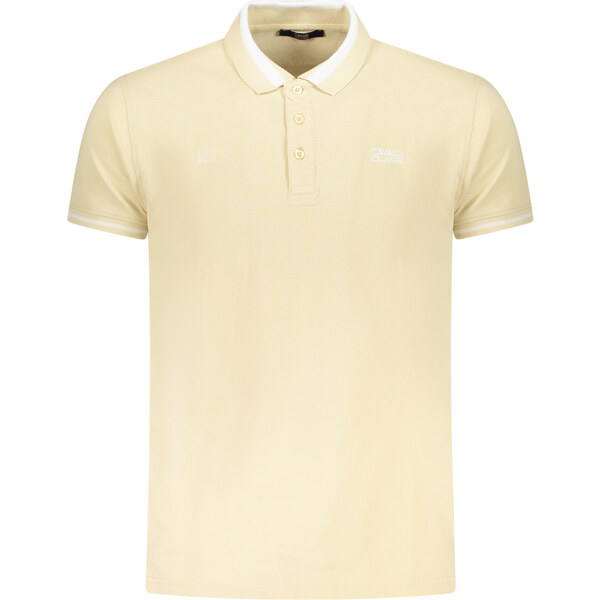 Pánske béžové polo tričko Cavalli Class 64703913