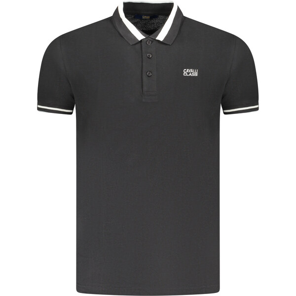 Čierne pánske polo tričko Cavalli Class 64710948