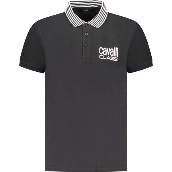 Čierne pánske polo tričko Cavalli Class 64707672