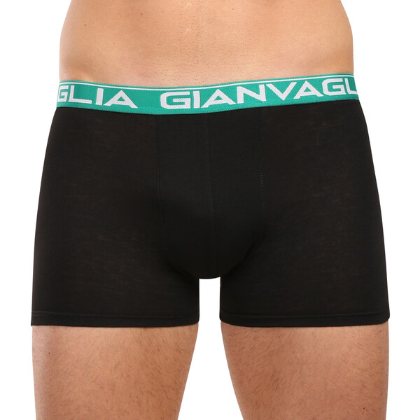 10PACK pánske boxerky Gianvaglia čierné (026) 3 63232767