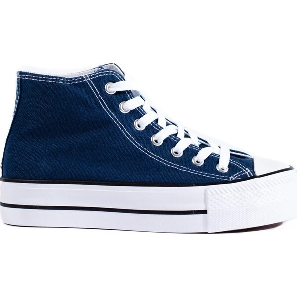 Goodin TMAVOMODRÉ VYSOKÉ TENISKY NA PLATFORME GD-HR-27N 33986001