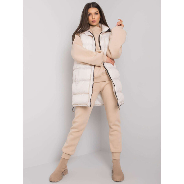 BASIC Béžový dámsky zimný komplet EM-KMPL-647.00P-beige 28083827