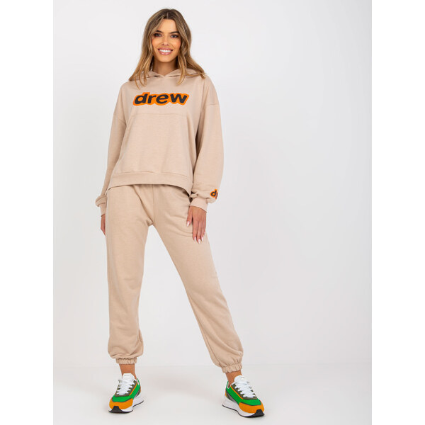 BASIC Béžová tepláková súprava DREW -EM-KMPL-727.05X-beige 33971500