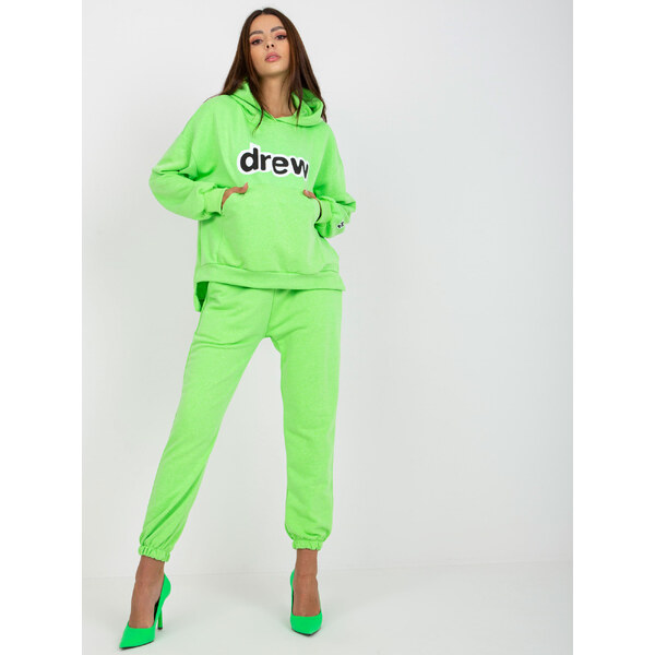 BASIC Svetlozelená tepláková súprava DREW EM-KMPL-727.05X-green 33971604