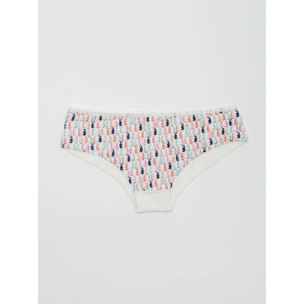 BASIC Biele nohavičky s farebnou potlačou morských koníkov BR-MT-11385 22936218