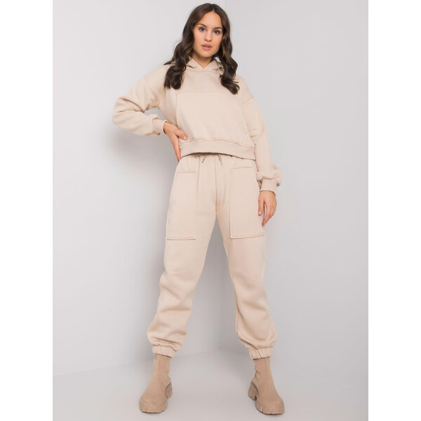 BASIC Béžová dámska tepláková súprava EM-KMPL-699.14-beige 28981467