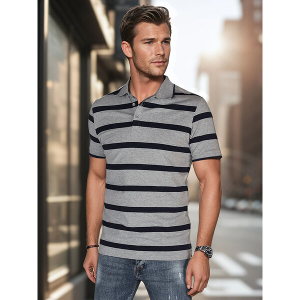 DStreet Pánska polokošeľa v prúžkoch 64680669