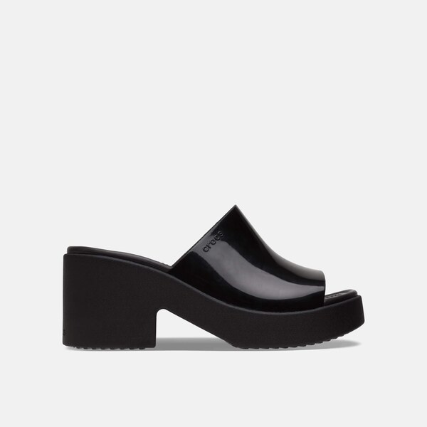 Crocs Brooklyn Slide High Shine Heel Black 65284417