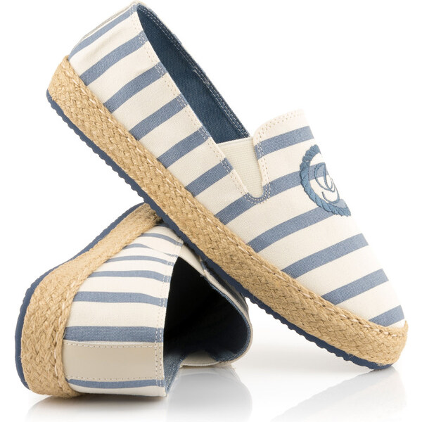 ESPADRILKY GANT RAFFIAVILLE OFF WHT/BLUE 63336899