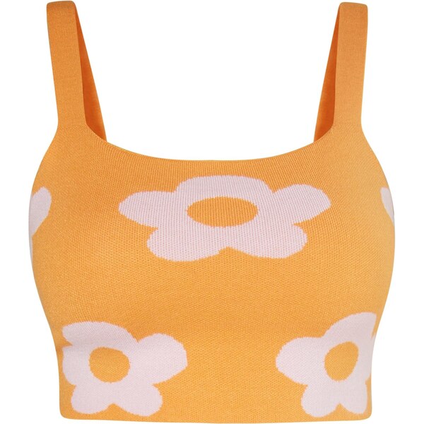 swirly Top oranžová / biela 65871253