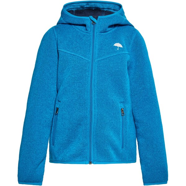 Schmuddelwedda Flisová bunda neónovo modrá / biela 63691798