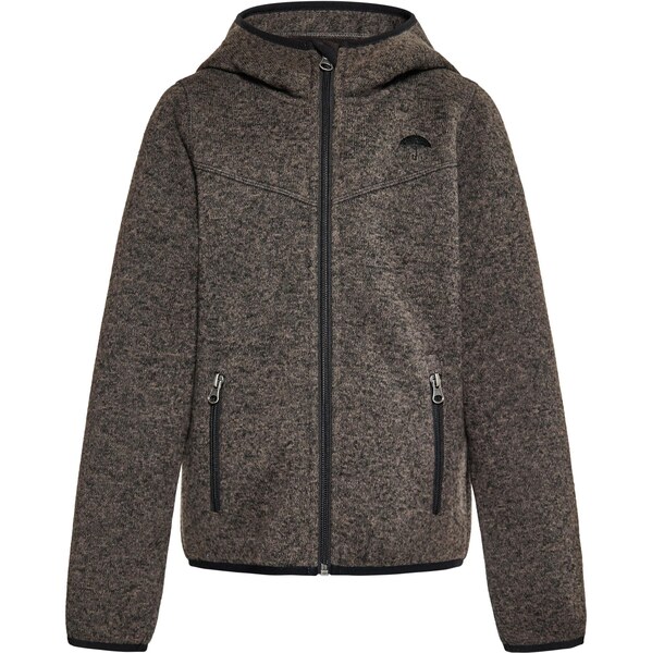 Schmuddelwedda Flisová bunda farby bahna / čierna 63701993