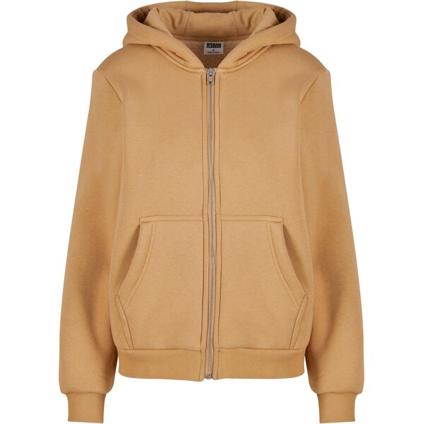 Urban Classics Tepláková bunda tmavobéžová 65873989