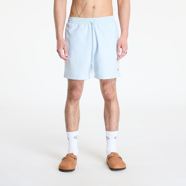 Plavky Carhartt WIP Chase Swim Trunks Air Sky/ Gold S 63450102