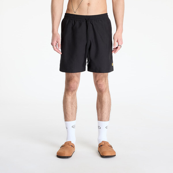 Plavky Carhartt WIP Chase Swim Trunks Black/ Gold S 63450100